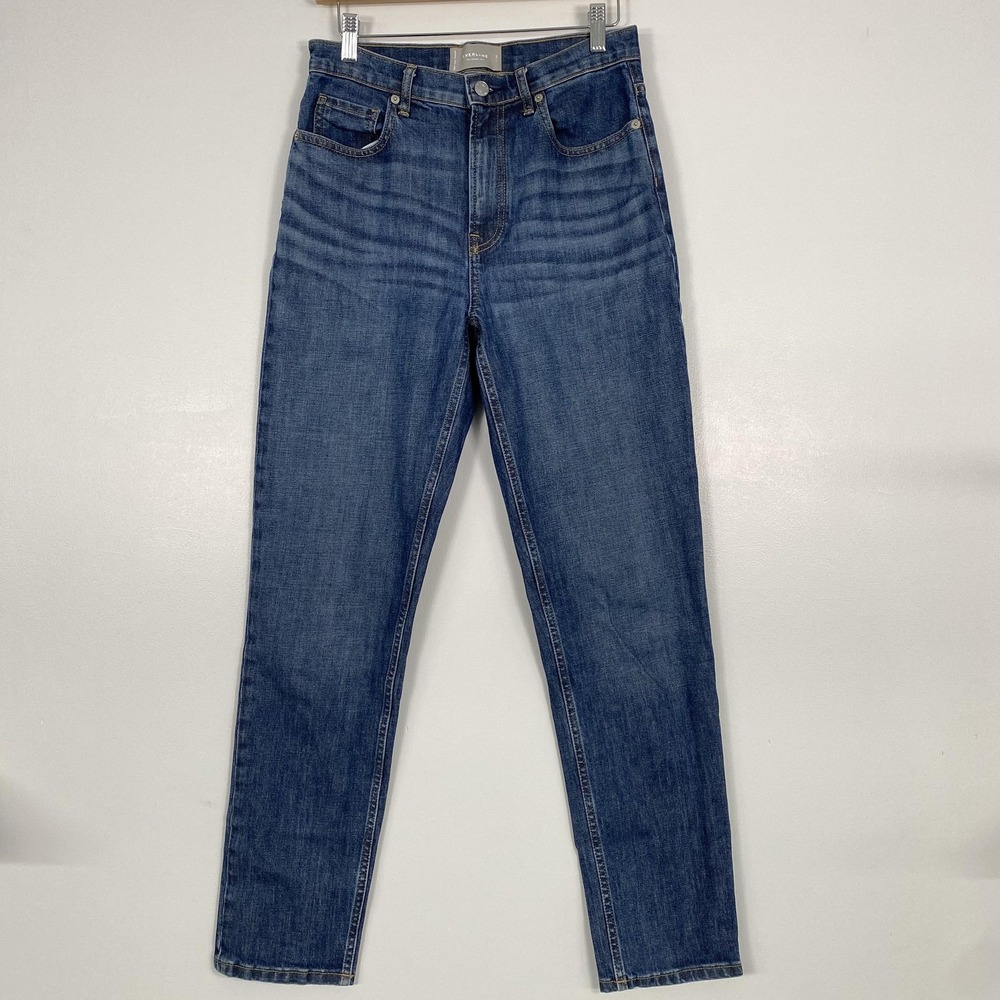 Everlane The Cheeky Jean‎ Jeans Womens 27 Tall Blue High Rise Straight Stretch